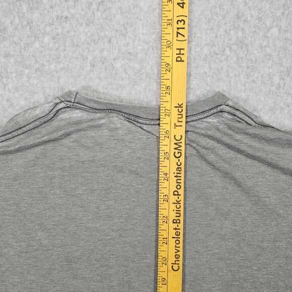 Disney Mickey Mouse Men's T-Shirt Gray Large Cotton Polyester - Picture 5 of 5